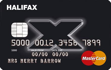 halifax credit card one off